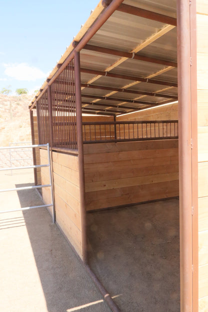 Double Portable Ranch Lodging Shelter W/ divider and 2 front windows